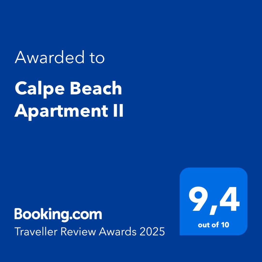 Calpe Beach Apartment II Turquesa Beach Ifach Εξωτερικό φωτογραφία